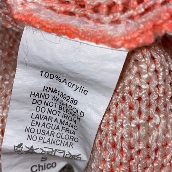 TOBI Neón Orange Cable Knit Tank Top-S - Picture 6 of 6